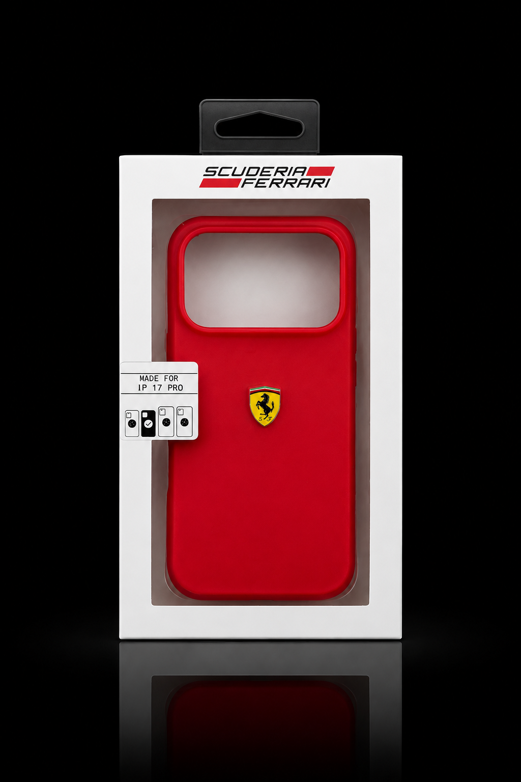 Scuderia Ferrari Silicon Back Case – Rosso Red