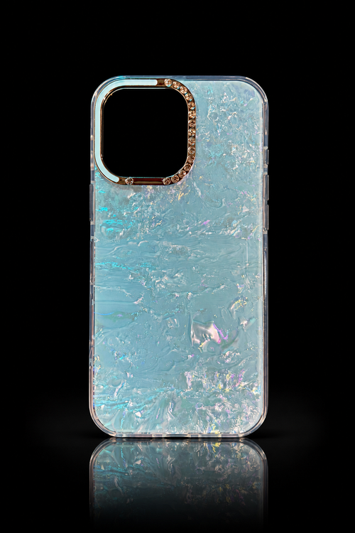 Liquid Pearl Back Case - Sky High