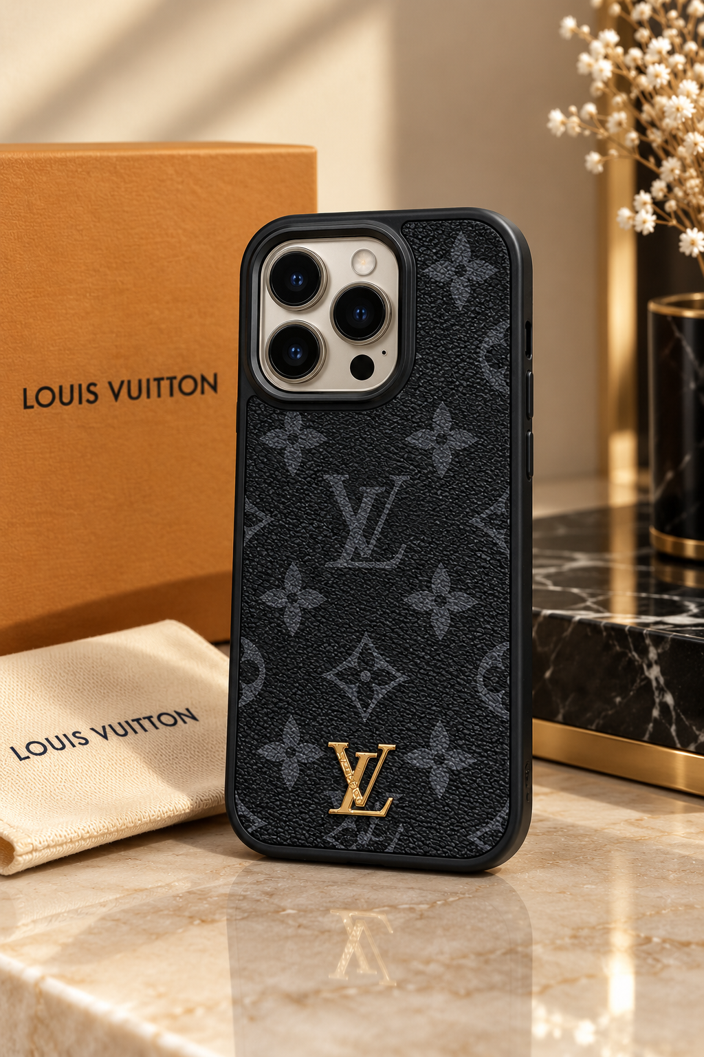 Louis Vuitton Premium Monogram Back Case