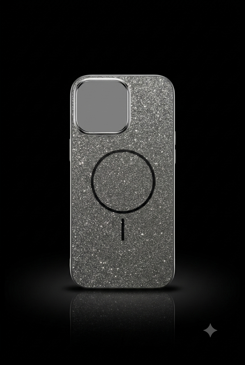 Diamond Dust Back Case - Sage Green