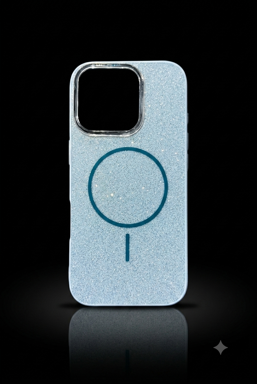 Diamond Dust Back Case - Ice Blue