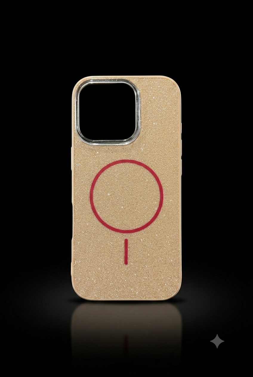 Diamond Dust Back Case - Champagne Cream