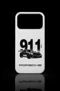Porsche 911 White Pearl Premium Back Case